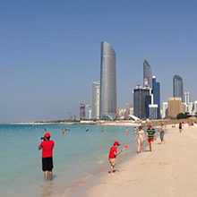 Популярные пляжи Абу-Даби